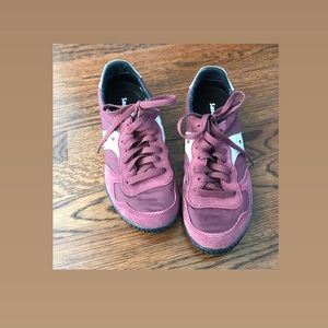 Saucony Maroon Sneakers